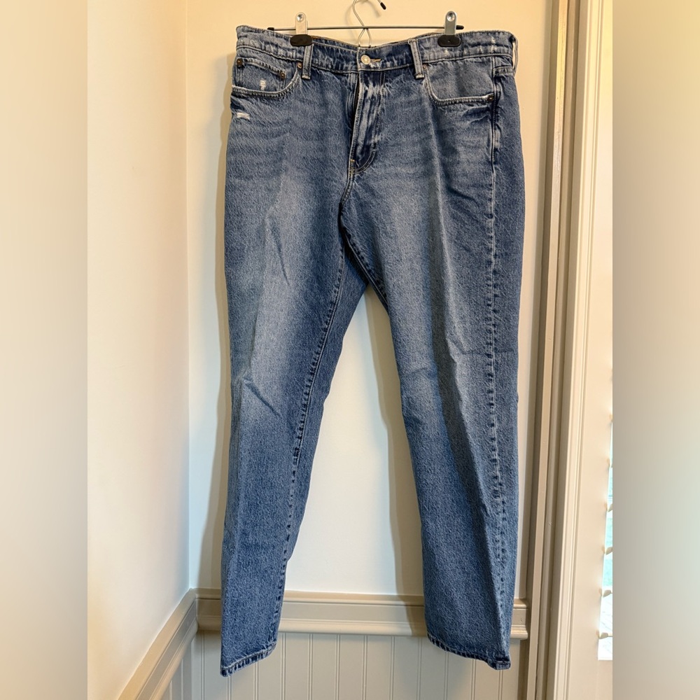Levi's 505 Regular Fit Jeans Classic Medium Wash Denim Mens 36x32